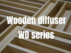 شكل مربع خشب QRD الوسيط الصوتي معزز التشتت الصوت للاستوديو