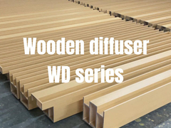 شكل مربع خشب QRD الوسيط الصوتي معزز التشتت الصوت للاستوديو
