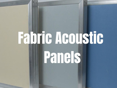 لوحات الحائط المطبقة المسطحة المضادة للصوت MDF حجم مخصص للفندق المكتب