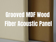 لا توجد غبار عالية NRC الألياف الناعمة القماش الألواح الصوتية الزخرفية 25mm 50mm سميكة