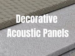 لوحات صوتية زخرفية مصممة خصيصاً