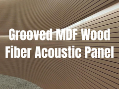 ألواح الحائط الخشبية الصوتية 15mm 18mm 21mm للزخرفة الممتصة للصوت