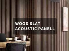 ألواح صوتية أنيقة من الخشب للداخلية الحديثة وإدارة الضوضاء