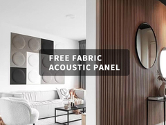 لوحات صوتية خشبية ذات طراز وظيفي ومثير للاعجاب لتحسين الصوت