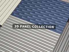 الديكور الداخلي لوحات 3D الحائط 15mm 18mm مع مواد MDF الأساسية