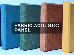 ألواح صوتية زخرفية من النسيج الأنيق الملفوف بالبي تي إي للحائط في مستشفى الأطفال