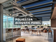 ألواح صوتية ثلاثية الأبعاد من البوليستر بألوان وأشكال متنوعة خفيفة الوزن للامتصاص