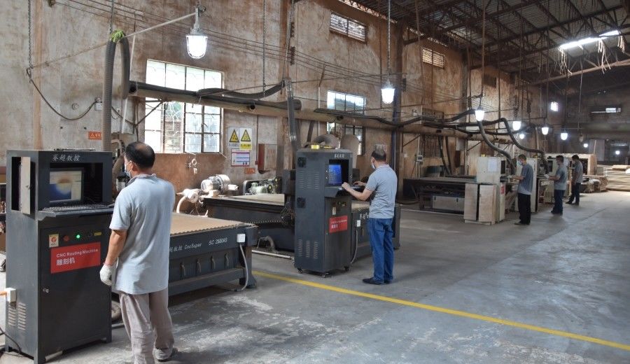 Guangzhou Wuyang Yiguan Acoustic Materials Co., Ltd. خط إنتاج الشركة المصنعة