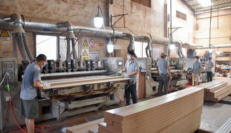Guangzhou Wuyang Yiguan Acoustic Materials Co., Ltd. خط إنتاج الشركة المصنعة