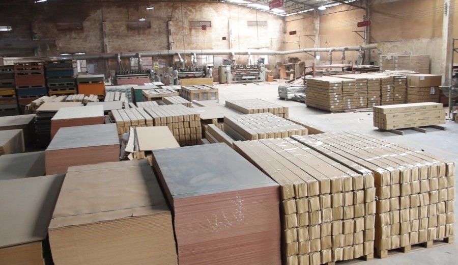 Guangzhou Wuyang Yiguan Acoustic Materials Co., Ltd. خط إنتاج الشركة المصنعة